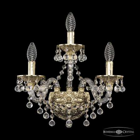 Настенные бра — Бра Bohemia Ivele Crystal 16109B/2+1/141 G купить в 