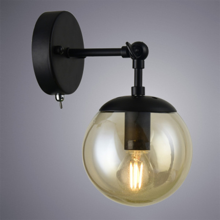 Настенные бра — Бра ARTE Lamp A1664AP-1BK купить в  Настенные бра — Бра ARTE Lamp A1664AP-1BK купить в