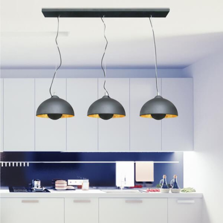 Подвесные светильники — Подвесной светильник Zumaline Antenne TS-120404P-BKGO купить в 