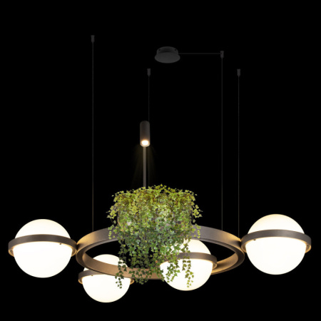 Подвесные светильники — Подвесной светильник LOFT IT 10121/4 Dark grey купить в 