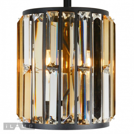 Подвесные светильники — Подвесной светильник iLamp 10390-1P BK купить в 