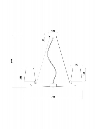 Люстры подвесные — Подвесная люстра Freya FR8019PL-06W купить в 