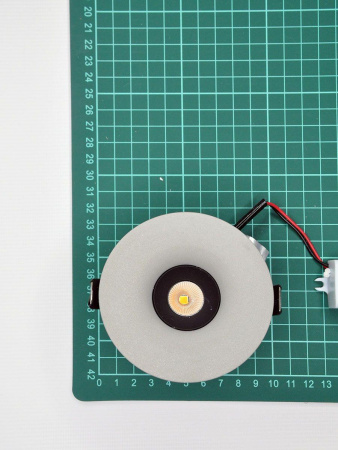 Cветильники потолочные встраиваемые — Встраиваемый светодиодный светильник Elvan VLS-110223-4,2W-WW-GrBk купить в 