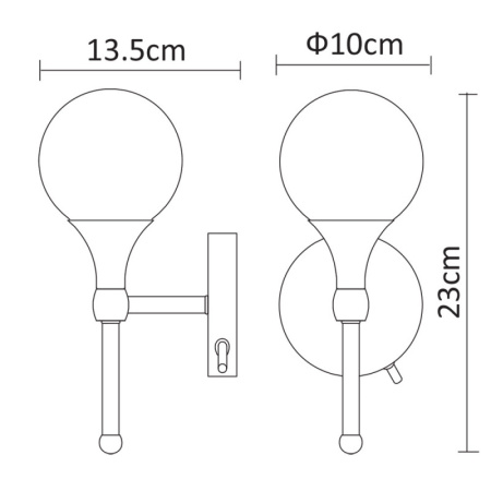Настенные бра — Бра ARTE Lamp A9162AP-1CC купить в  Настенные бра — Бра ARTE Lamp A9162AP-1CC купить в