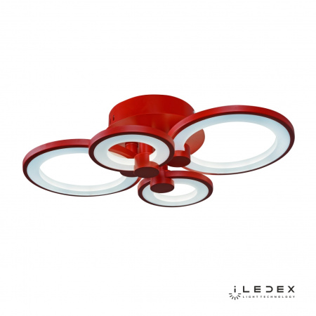 Свет для дома — Потолочная люстра iLedex Ring A001/4 RED купить в  Свет для дома — Потолочная люстра iLedex Ring A001/4 RED купить в