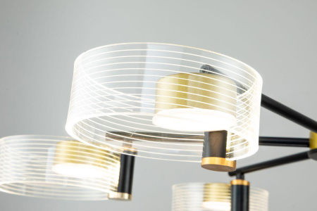 Люстры на штанге — Подвесная светодиодная люстра Escada Cloud 10226/6LED купить в 