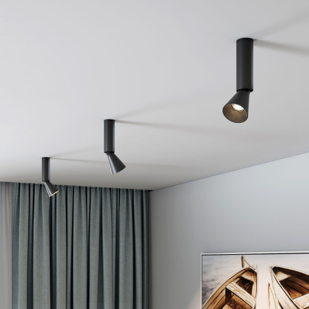 Споты — Спот Elektrostandard 25107/LED черный купить в 