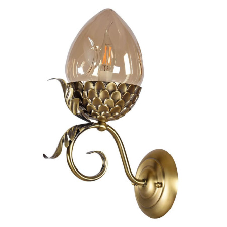 Потолочные светильники — Бра Lumien Hall Оливи 3304/1W-ABPAB-AM купить в 