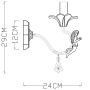 Настенные бра — Бра ARTE Lamp A5349AP-1WH купить в  Настенные бра — Бра ARTE Lamp A5349AP-1WH купить в