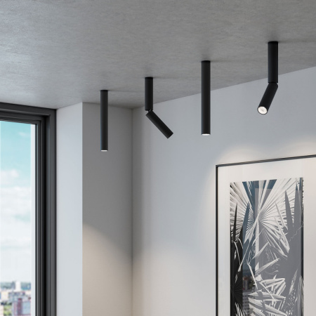 Накладные точечные светильники — Накладной светильник Elektrostandard Pika 6W (25029/LED) черный купить в  Накладные точечные светильники — Накладной светильник Elektrostandard Pika 6W (25029/LED) черный купить в