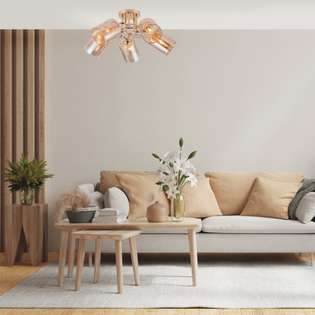 Люстры накладные — Накладная люстра Escada 1118/5PL купить в 