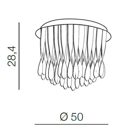 Потолочные люстры — Потолочная люстра Azzardo Jewel 50 AZ1663 купить в 