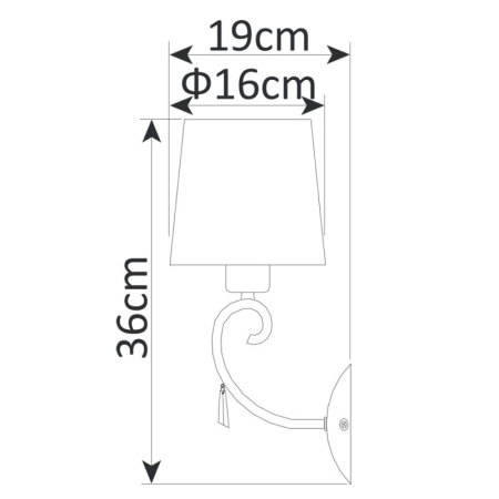 Настенные бра — Бра ARTE Lamp A9239AP-1BR купить в  Настенные бра — Бра ARTE Lamp A9239AP-1BR купить в
