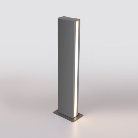 Средние уличные фонари — Садово-парковый светильник Elektrostandard 1538 TECHNO LED серый купить в 