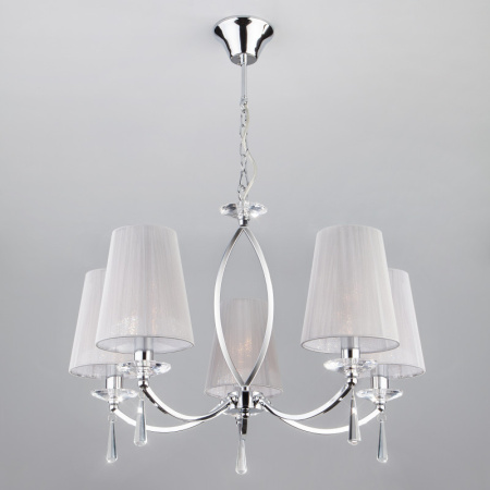 Люстры подвесные — Подвесная люстра Eurosvet 60079/5 хром купить в 