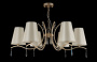 Люстры подвесные — Подвесная люстра Crystal Lux RENATA SP6 GOLD купить в 