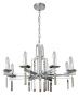 Люстры подвесные — Подвесная люстра Crystal Lux MARRON SP8 CHROME купить в 