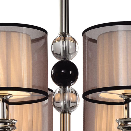 Люстры подвесные — Подвесная люстра Lumien Hall Монелья LH1054/8H-NK-WT купить в 