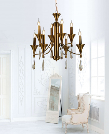 Люстры подвесные — Подвесная люстра Lumina Deco LDP 1230-8 MD купить в 