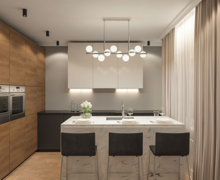 Люстры на штанге — Люстра на штанге Eurosvet 90173/10 хром купить в 