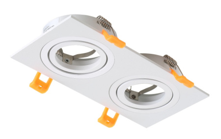 Встраиваемые точечные светильники — Встраиваемый светильник Crystal Lux CLT 002C2 WH купить в 