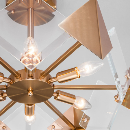 Люстры на штанге — Люстра на штанге Eurosvet 60121/6 латунь Smart купить в 