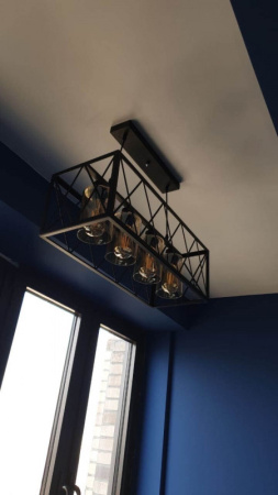 Люстры подвесные — Подвесная люстра Lumina Deco LDP 11535-4 BK купить в 