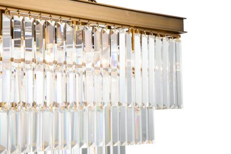 Люстры подвесные — Подвесная люстра iLamp Triumph 6119-800 Brass купить в 