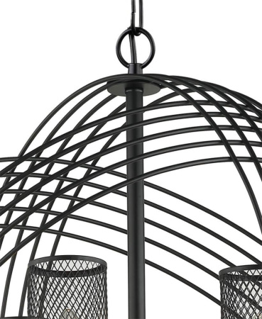 Люстры подвесные — Подвесная люстра Lumien Hall Эос 4014/6P-BK-CR купить в 