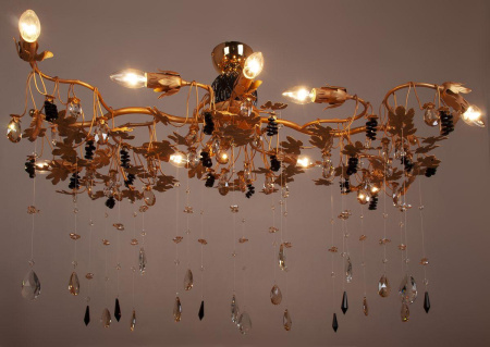 Потолочные люстры — Потолочная люстра Abrasax Irma PL.7502-10GO купить в 