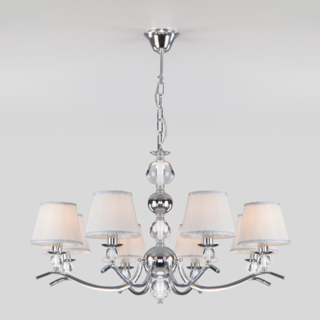Люстры подвесные — Подвесная люстра Eurosvet 60097/8 хром купить в 