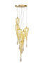 Люстры каскадные — Каскадная люстра AM Group MANTECADO D600-7 GOLD купить в 