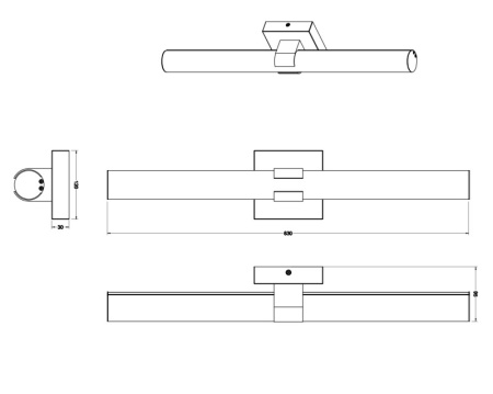 Светильники для картин и зеркал — Светильник для картин Zortes ZRS.9108.03 купить в 