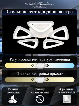 Люстры накладные — Накладная люстра Natali Kovaltseva LED LAMPS 81242 купить в  Люстры накладные — Накладная люстра Natali Kovaltseva LED LAMPS 81242 купить в