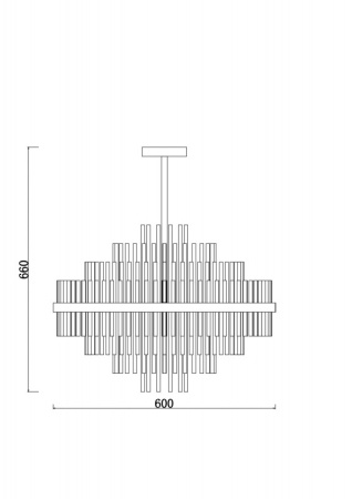 Люстры на штанге — Люстра на штанге Freya FR5216PL-09BS купить в 
