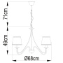 Люстры подвесные — Подвесная люстра ARTE Lamp A1150LM-5CC купить в  Люстры подвесные — Подвесная люстра ARTE Lamp A1150LM-5CC купить в