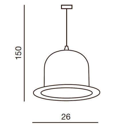 Подвесные светильники — Подвесной светильник Azzardo Capello AZ0297 купить в 