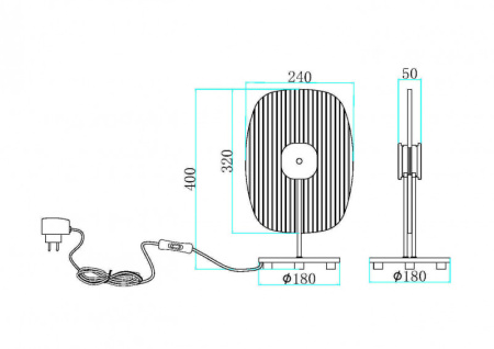 Настольные лампы — Настольная лампа Maytoni MOD152TL-L1BK купить в 