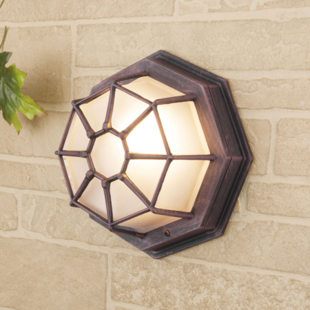 Уличные настенные светильники — Светильник настенный Elektrostandard Telarana S капучино (GL 1023D) купить в 