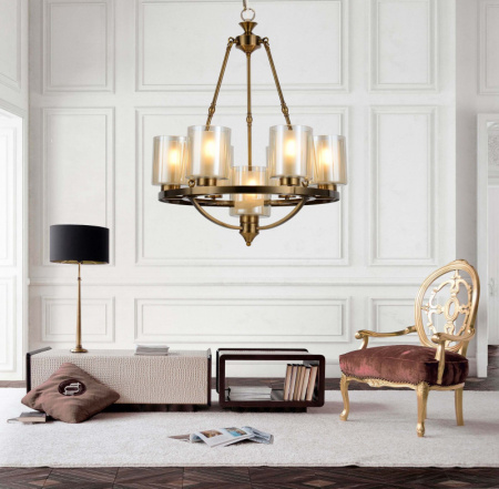 Люстры подвесные — Подвесная люстра Lumina Deco LDP 1220-7 MD купить в 