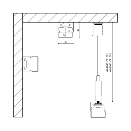 Профили для светодиодных лент — Профиль DesignLed LS.1911K купить в 
