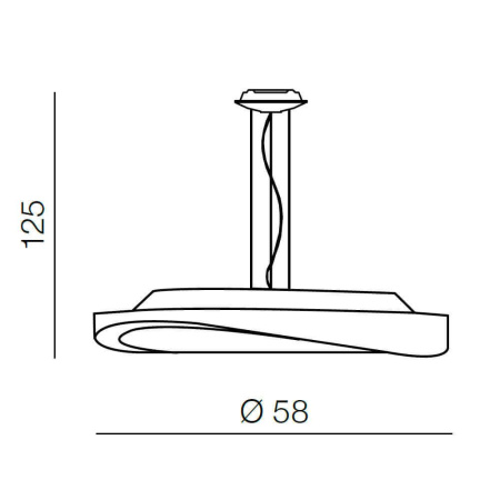 Подвесные светильники — Подвесной светильник Azzardo Circulo 58 AZ0989 купить в 