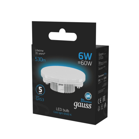 Светодиодные лампы — Светодиодная лампа Gauss 108008306 купить в 