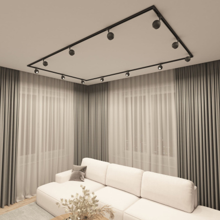 Трековые светильники — Светильник на шине Denkirs DK6070-BK купить в 