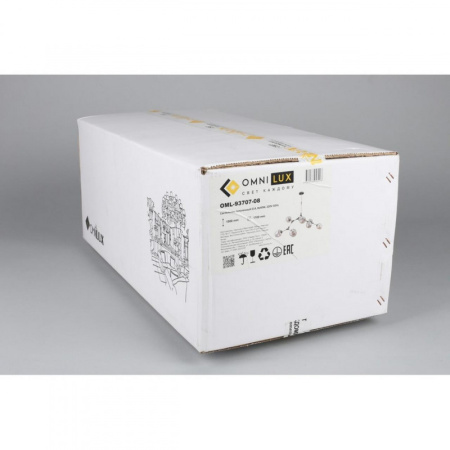 Люстры на штанге — Люстра на штанге Omnilux OML-93707-08 купить в 