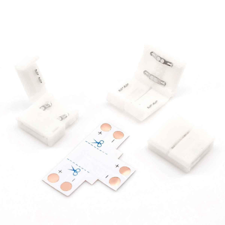 Светодиодные ленты — Коннектор T-образный для одноцветной светодиодной ленты 3014/5060/5050/5630 Apeyron 12/24V 09-08 купить в 