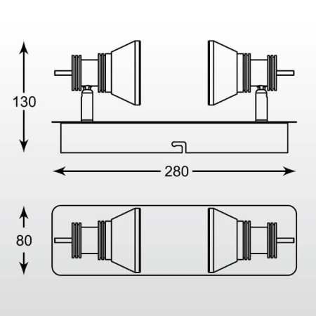 Споты — Светодиодный спот Zumaline Moli CK170205-2 купить в 