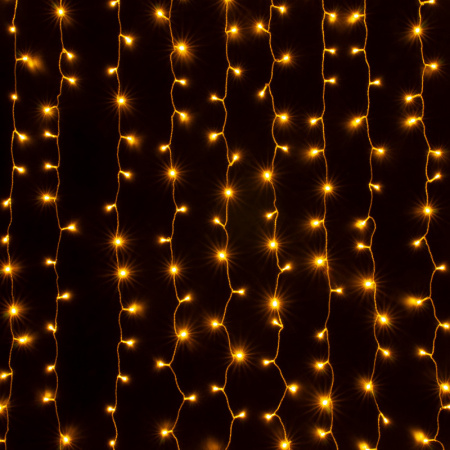 Светодиодные занавесы — Светодиодный занавес Eurosvet 200-002 теплый белый 2*3м IP20 купить в 