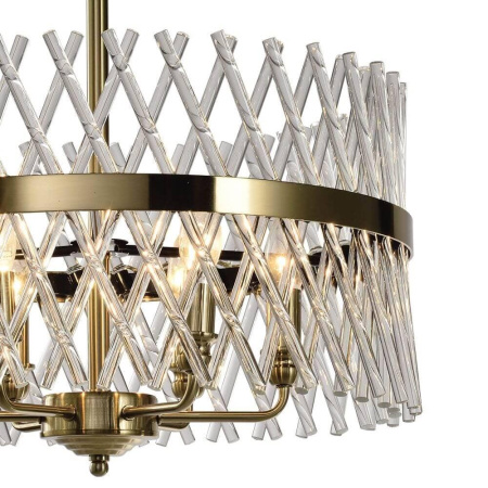 Люстры подвесные — Подвесная люстра Lumien Hall Базиано LH3040/6P-CO-CL купить в 