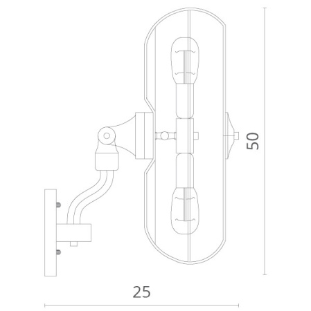 Настенные бра — Бра Divinare 5002/05 AP-5 купить в 